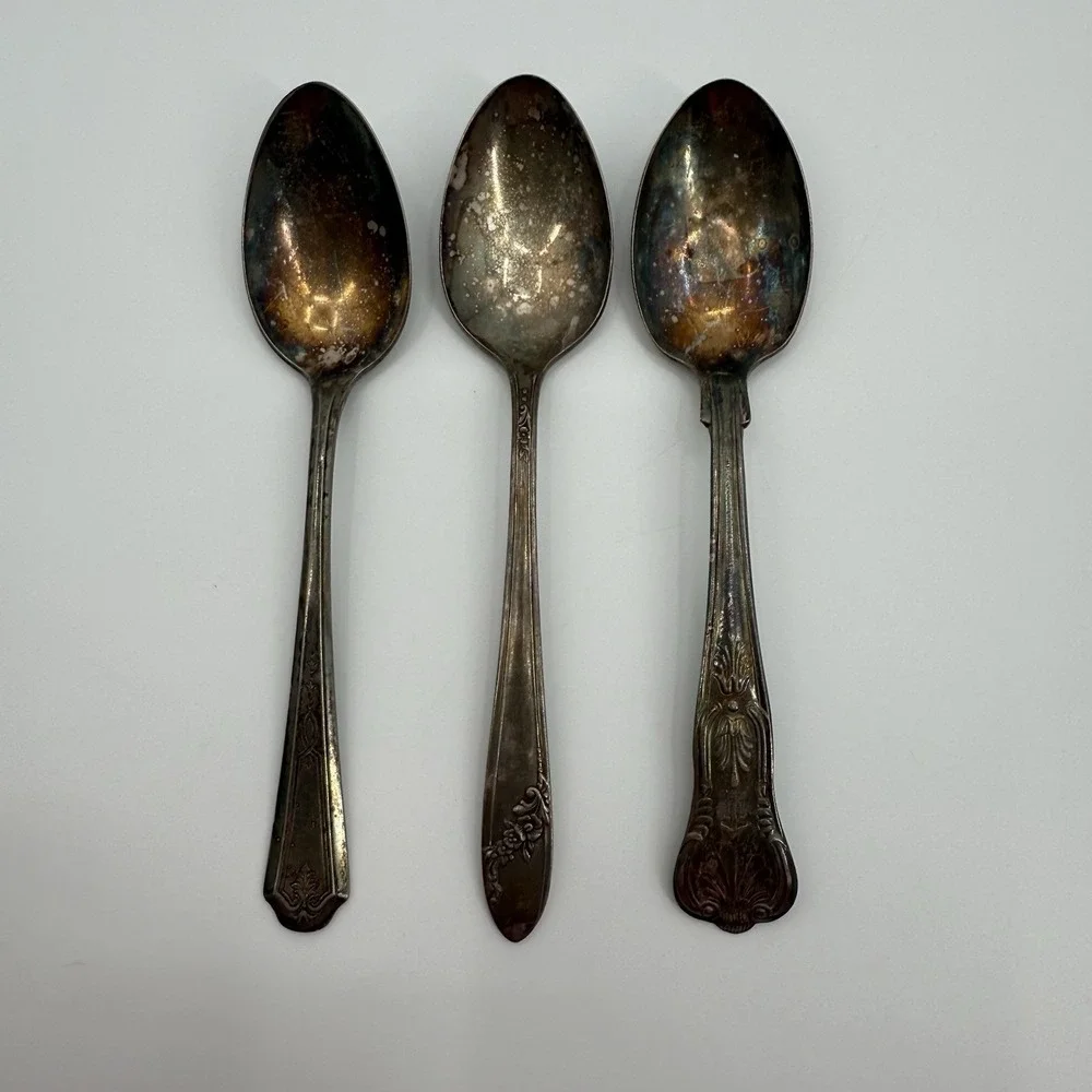 VINTAGE Reed & Barton Fairmont Hotel / Tudor Plate / Duro Plate Oneida Teaspoons
